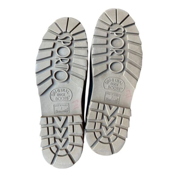 Sporto Thermalite Insulated Duck Boots with Lug Style Soles size 7 - Picture 4 of 15